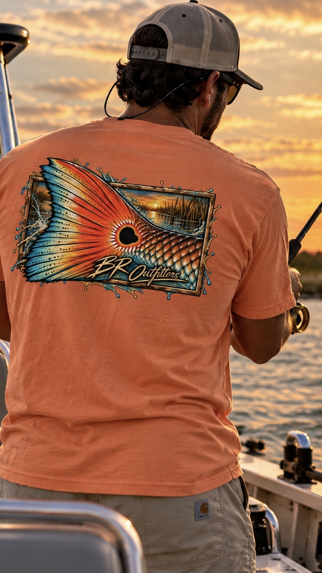 Bayou Bronze Redfish Tee view 2 of 12