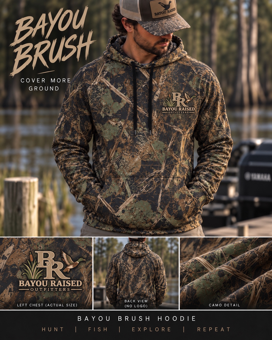 Bayou Brush Hoodie